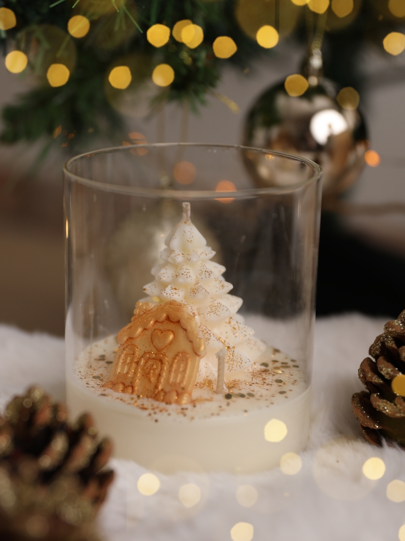 Bougie Ma maisonette de Noël