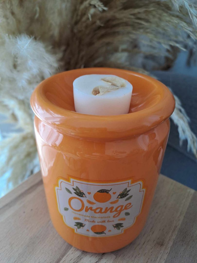 Brûle parfum pot marmelade orange