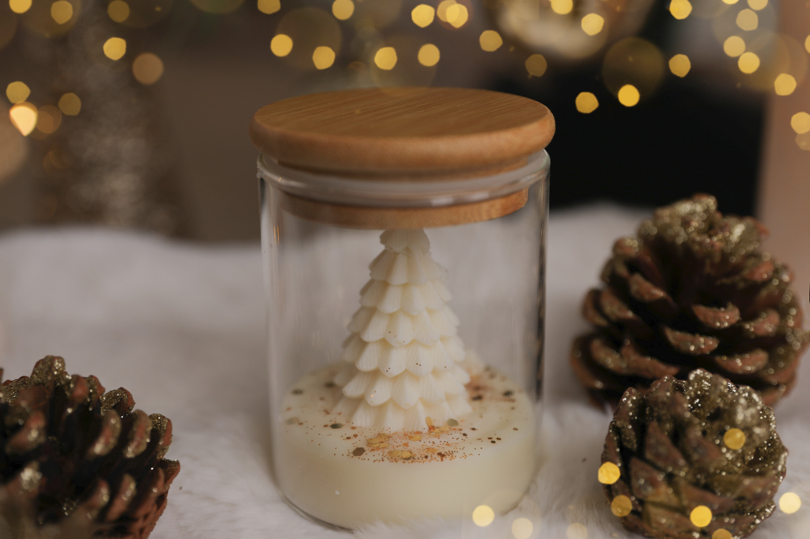 Mini bougies Noël- Thé et pain d'épices