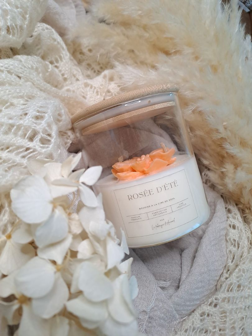 Grande bougie - Rosée d'été (Melon)